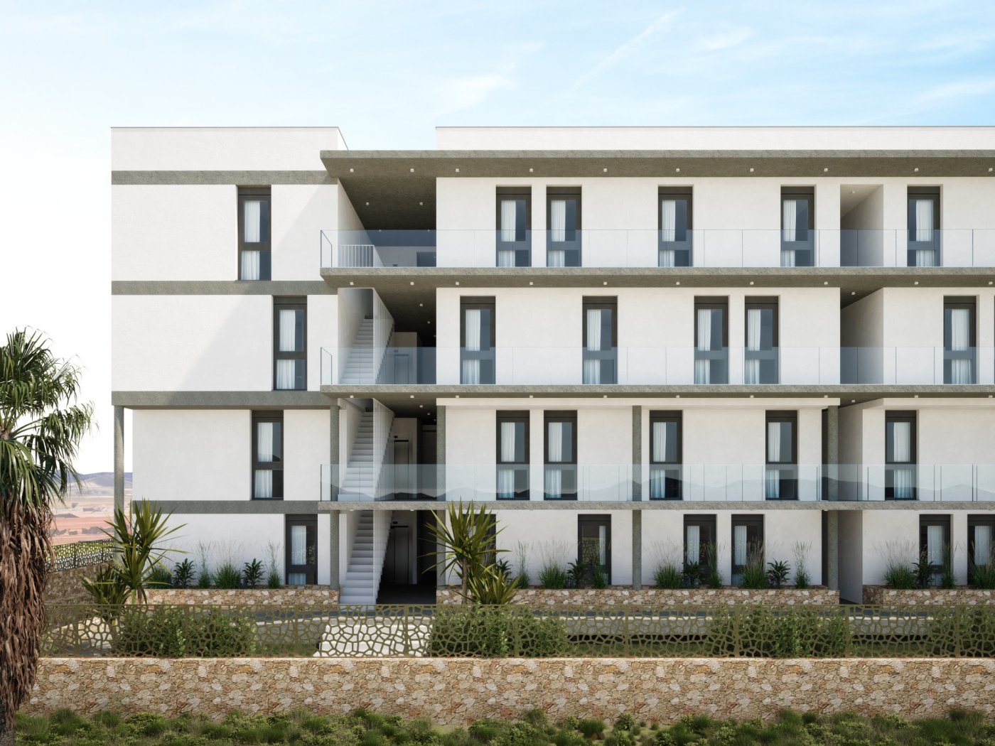 COMPLEJO RESIDENCIAL DE OBRA NUEVA EN MAR DE CRISTAL Moderno complejo residencial de apartamentos y áticos de nueva construcción situado muy cerca del paseo marítimo y de las largas y bonitas pla...