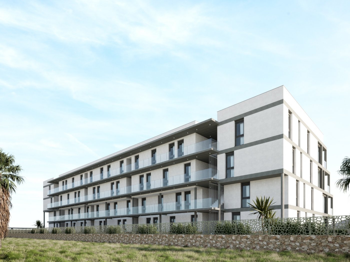 COMPLEJO RESIDENCIAL DE OBRA NUEVA EN MAR DE CRISTAL Moderno complejo residencial de apartamentos y áticos de nueva construcción situado muy cerca del paseo marítimo y de las largas y bonitas pla...