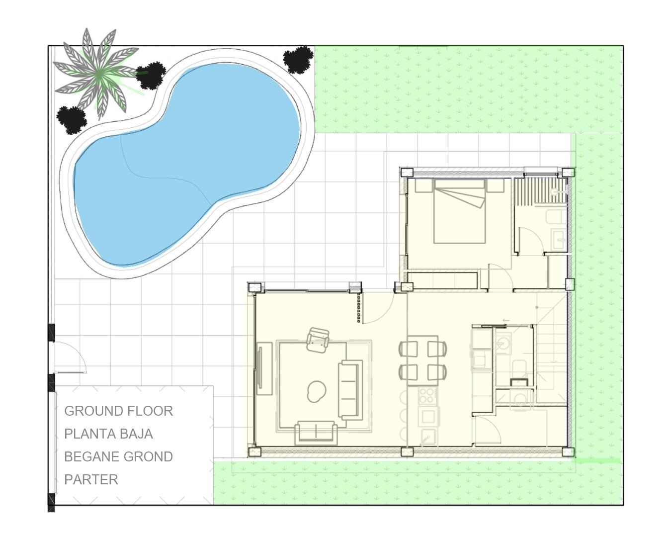 Villas independientes de nueva construcción con piscina privada en Roldán, Torre-Pacheco