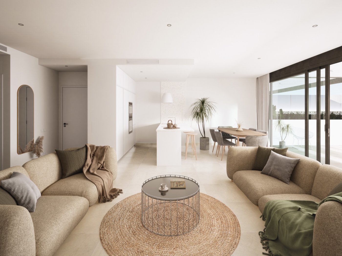 COMPLEJO RESIDENCIAL DE OBRA NUEVA EN MAR DE CRISTAL Moderno complejo residencial de apartamentos y áticos de nueva construcción situado muy cerca del paseo marítimo y de las largas y bonitas pla...