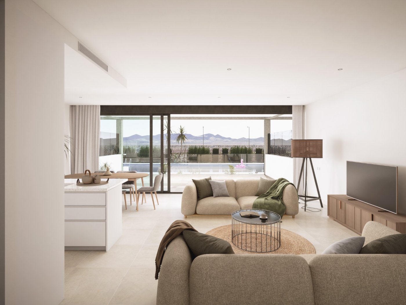 COMPLEJO RESIDENCIAL DE OBRA NUEVA EN MAR DE CRISTAL Moderno complejo residencial de apartamentos y áticos de nueva construcción situado muy cerca del paseo marítimo y de las largas y bonitas pla...