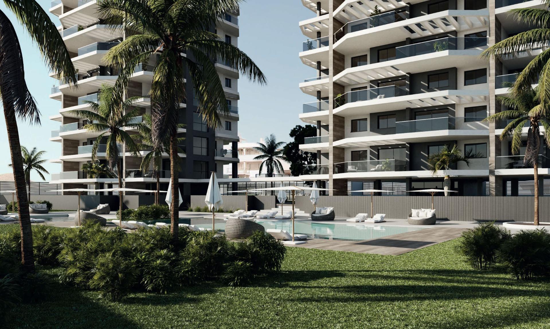 APARTAMENTOS DE OBRA NUEVA EN CALPE Complejo residencial de obra nueva de apartamentos de 2 y 3 dormitorios con amplias terrazas en Calpe. Dos torres de 12 plantas con preciosos apartamentos con...