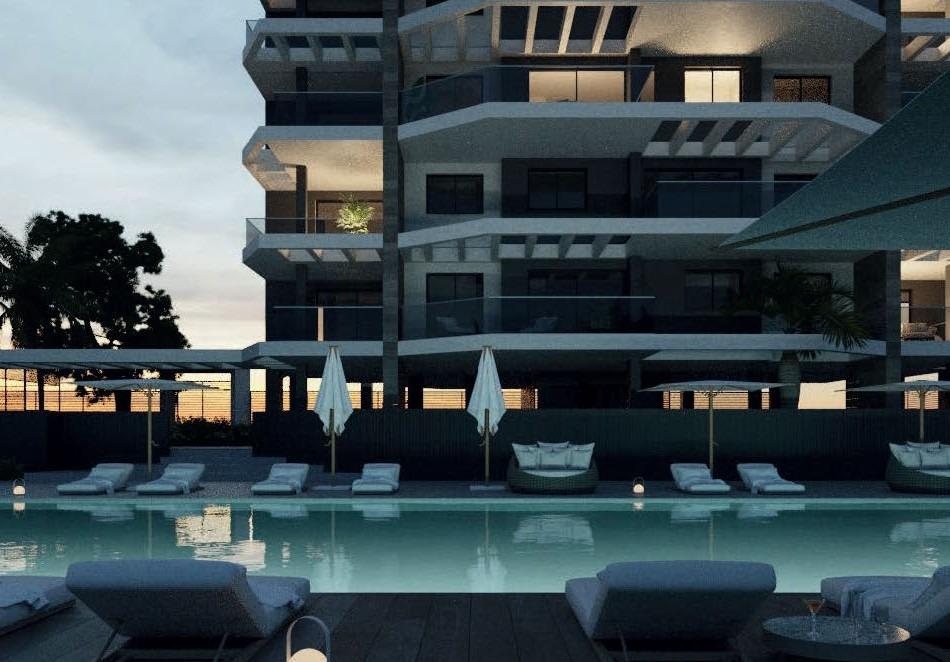 APARTAMENTOS DE OBRA NUEVA EN CALPE Complejo residencial de obra nueva de apartamentos de 2 y 3 dormitorios con amplias terrazas en Calpe. Dos torres de 12 plantas con preciosos apartamentos con...
