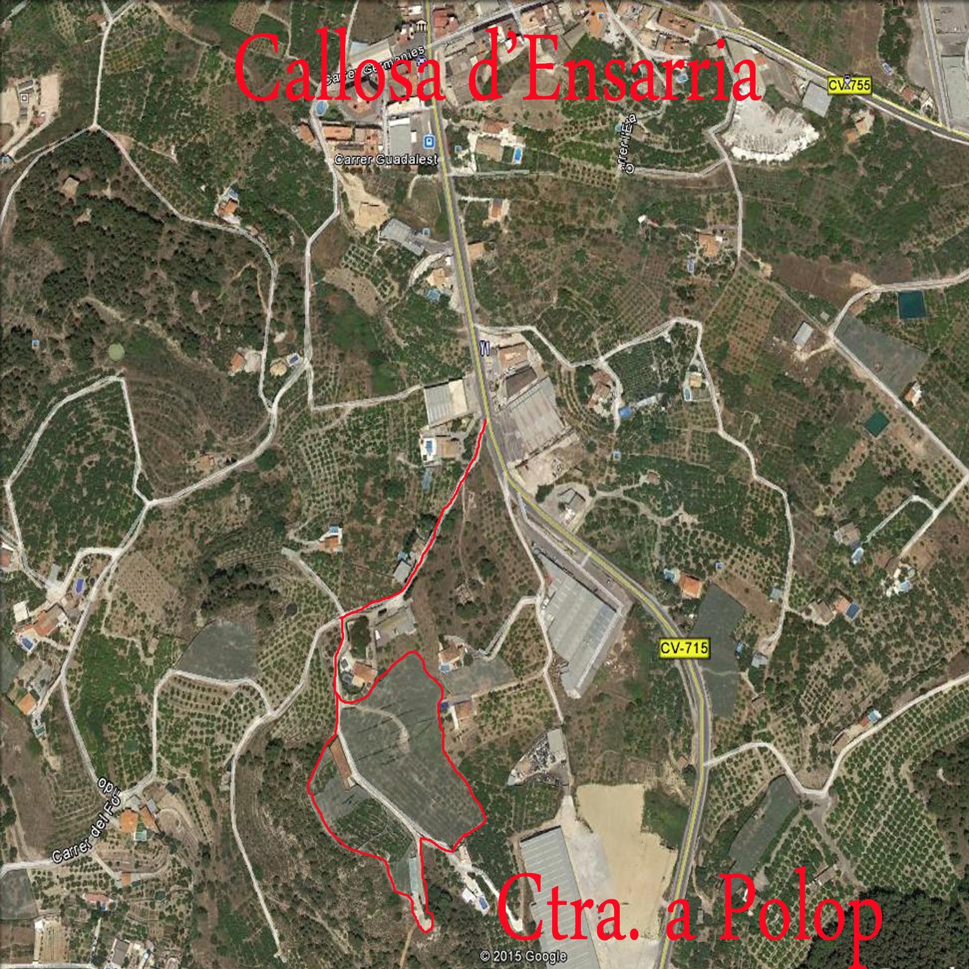 Gran Finca Rústica con Vistas a la Montaña en Callosa d'en Sarrià