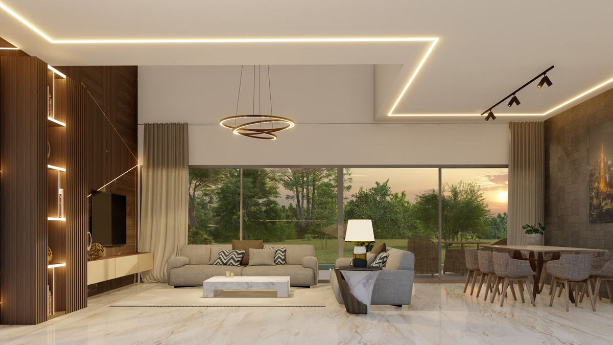 Nueva Promoción: Precios desde 1,575,000 € hasta 1,575,000 €. [Habitaciones: 3 - 3] [Baños: 3 - 3] [Construidos: 243.00 m2 - 243.00 m2] Villa con vistas panorámicas al mar está situada en Benalmá...
