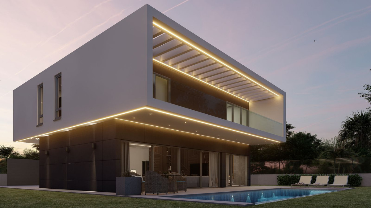 Nueva Promoción: Precios desde 1,575,000 € hasta 1,575,000 €. [Habitaciones: 3 - 3] [Baños: 3 - 3] [Construidos: 243.00 m2 - 243.00 m2] Villa con vistas panorámicas al mar está situada en Benalmá...