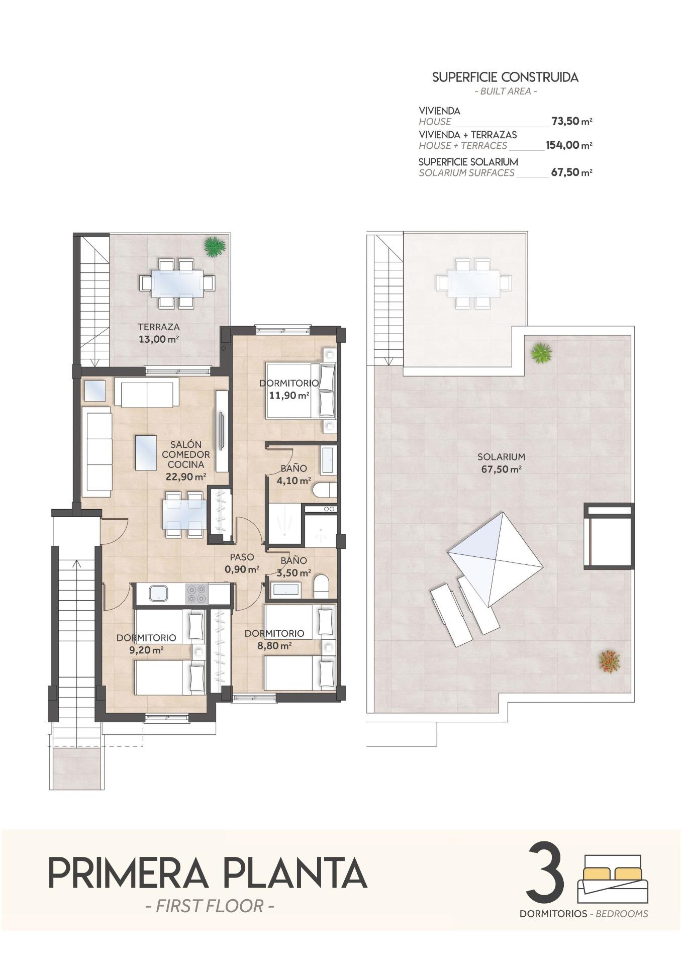 Bungalows de Obra Nueva en San Miguel de Salinas – Naturaleza, Golf y Confort
