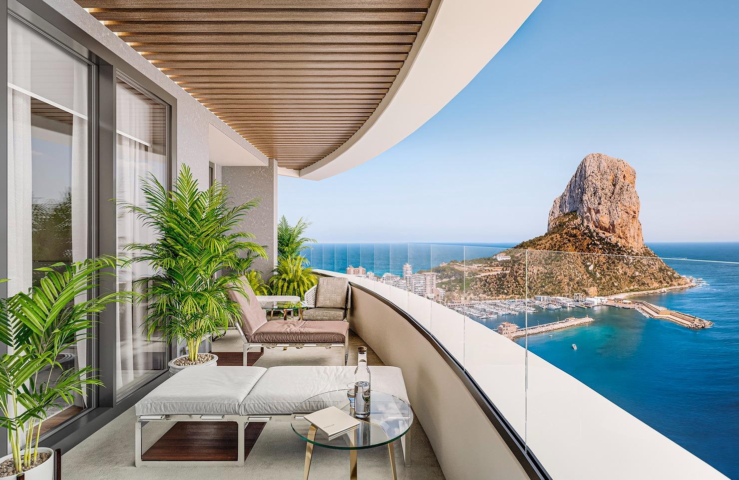 Apartamentos de lujo de nueva construcción en venta en Calpe, cerca de la playa