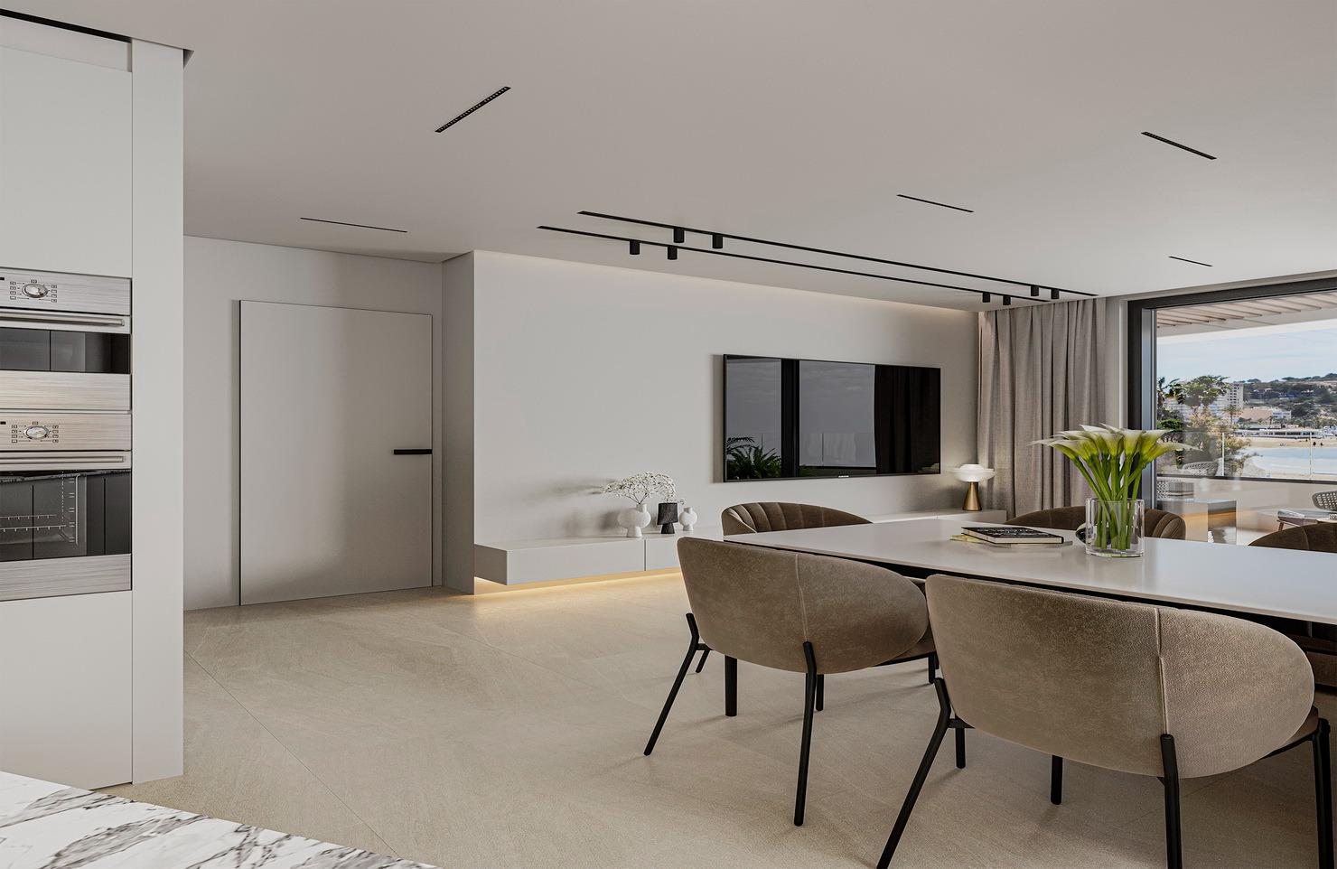 Apartamentos de lujo de nueva construcción en venta en Calpe, cerca de la playa