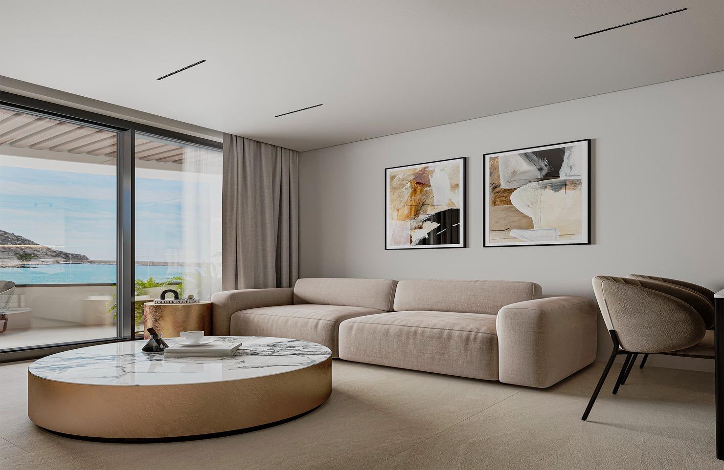 Apartamentos de lujo de nueva construcción en venta en Calpe, cerca de la playa