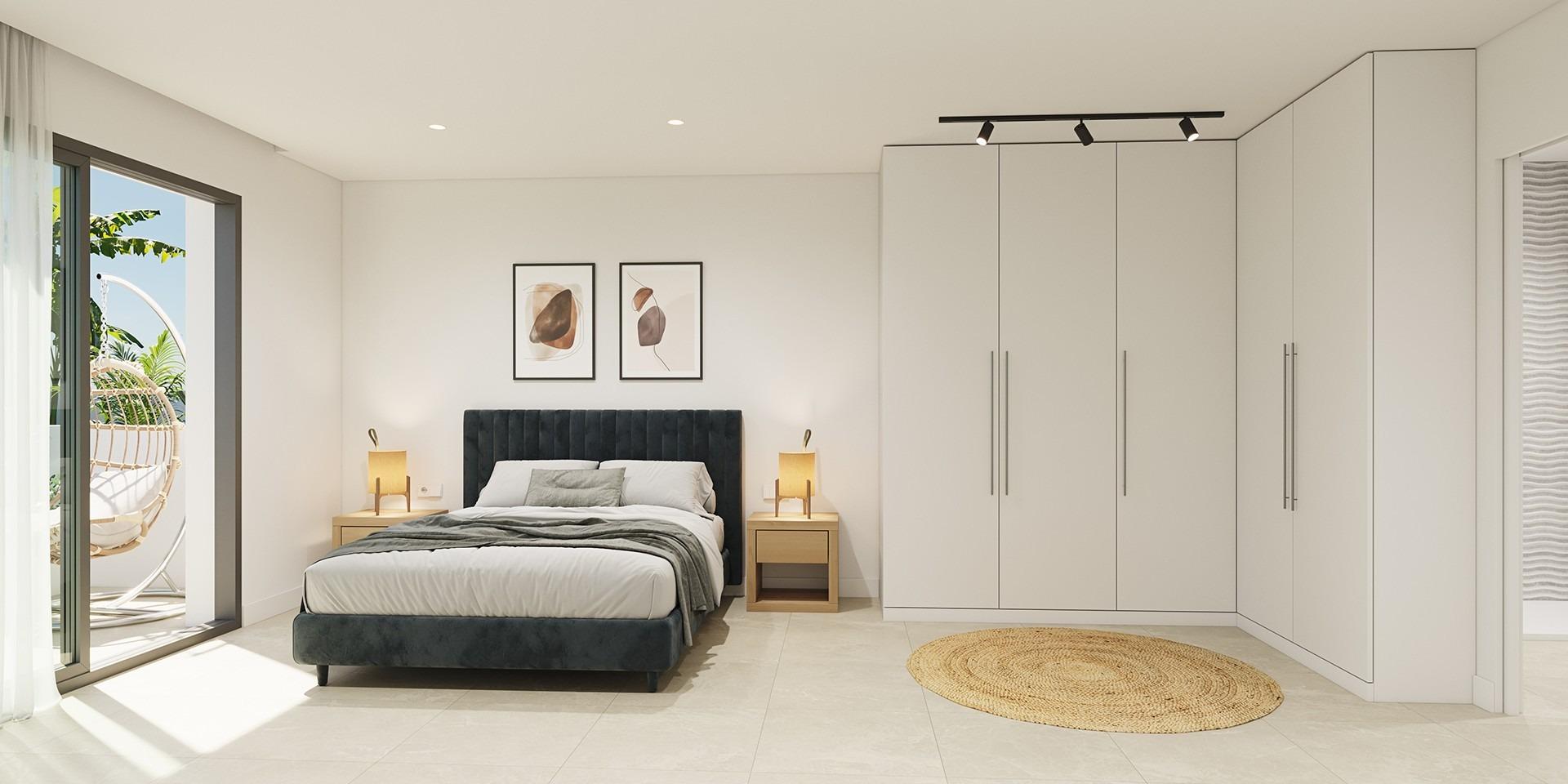 Apartamentos modernos con piscina comunitaria cerca de la playa en San Pedro del Pinatar