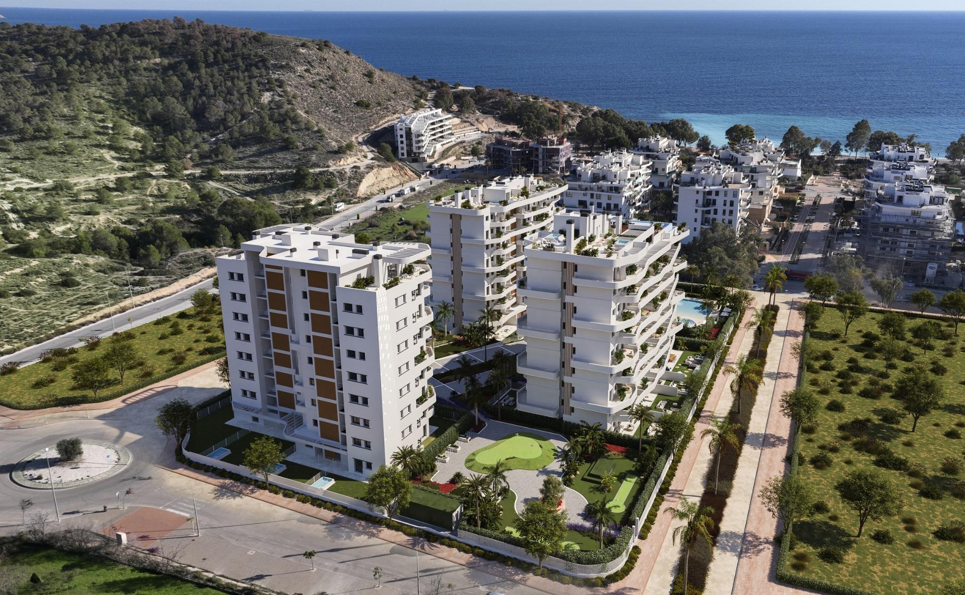 Resort de lujo en Villajoyosa - Un paraíso junto al mar, Apartamento de lujo en venta en Villajoyosa, Costa Blanca. 3 hab, 2 baños, vistas al mar. Vive el sueño en Alicante.