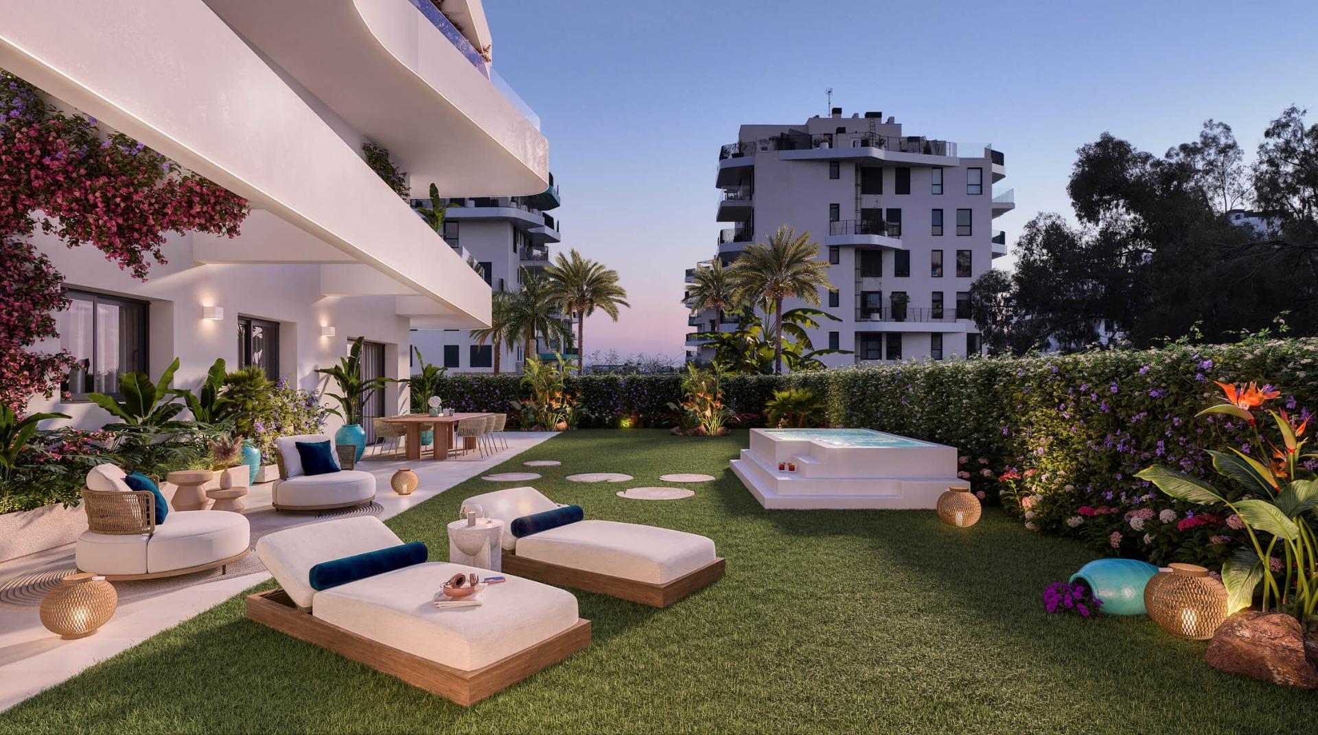 Resort de lujo en Villajoyosa - Un paraíso junto al mar, Apartamento de lujo en venta en Villajoyosa, Costa Blanca. 3 hab, 2 baños, vistas al mar. Vive el sueño en Alicante.
