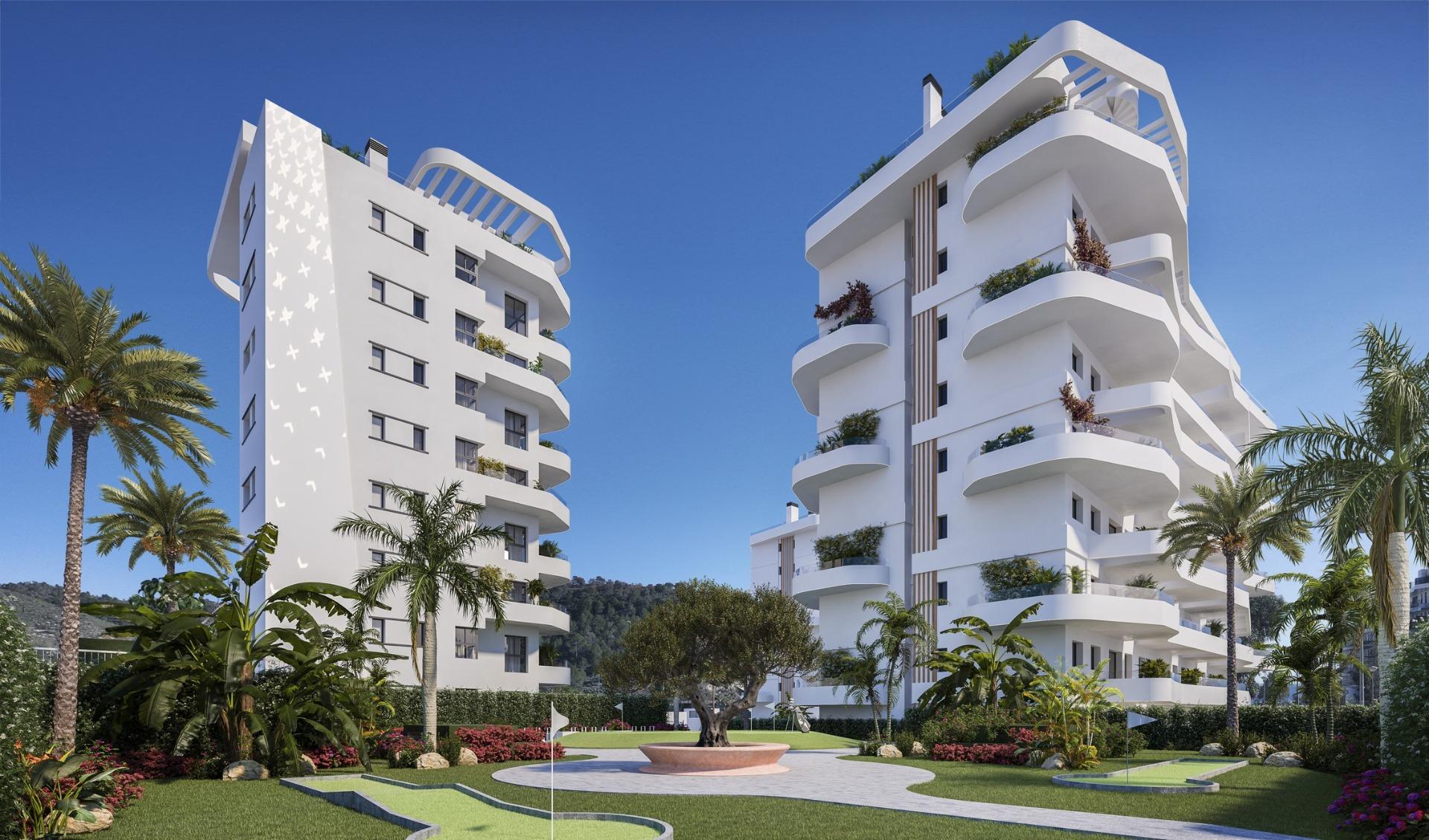Resort de lujo en Villajoyosa - Un paraíso junto al mar, Apartamento de lujo en venta en Villajoyosa, Costa Blanca. 3 hab, 2 baños, vistas al mar. Vive el sueño en Alicante.