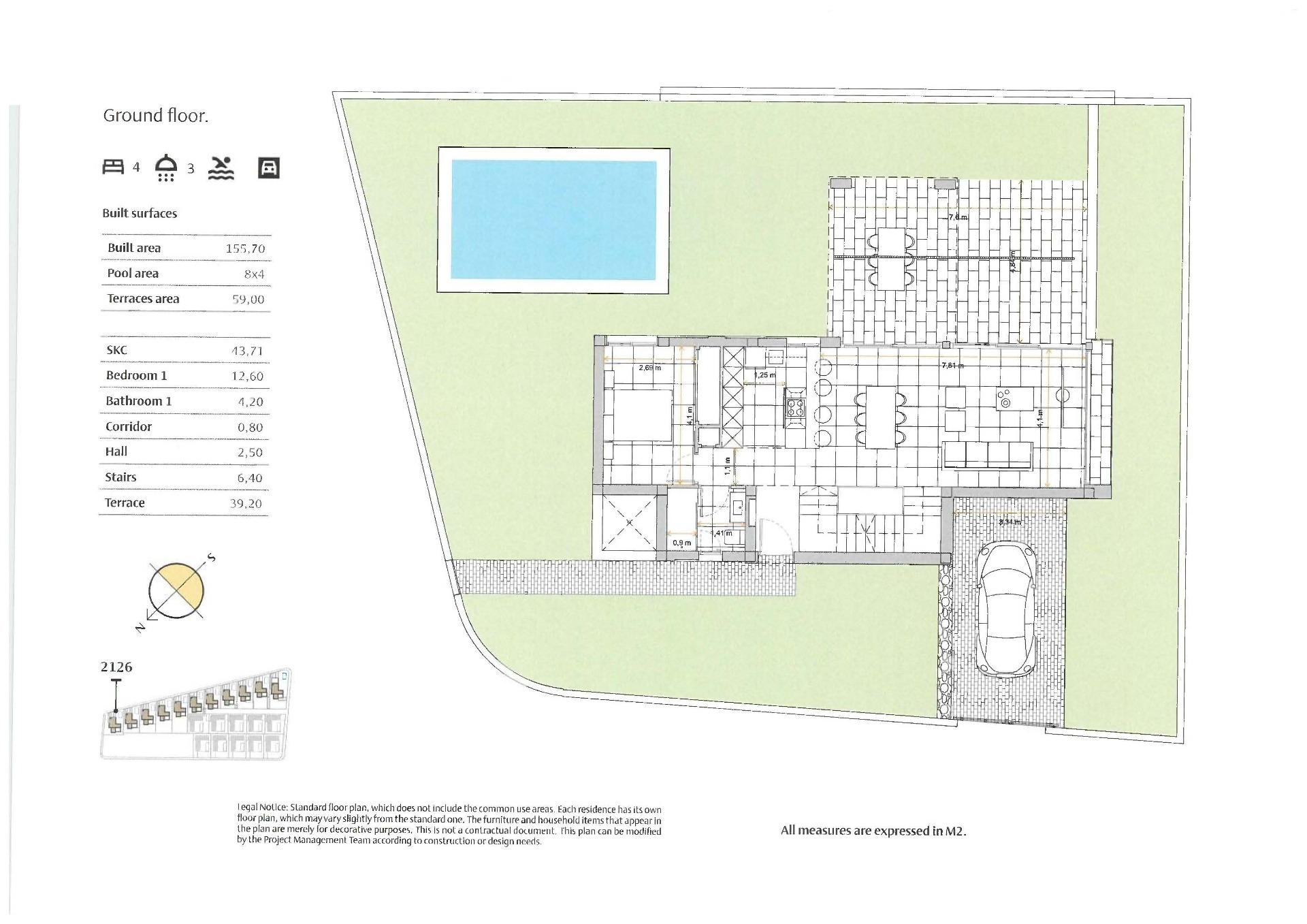 VILLA DE DISEñO MODERNO CON VISTAS AL GOLF, Villa de lujo en Algorfa, Costa Blanca Sur. 4 hab, 3 baños, vistas golf. Estilo mediterráneo moderno. ¡Oportunidad única en Alicante!