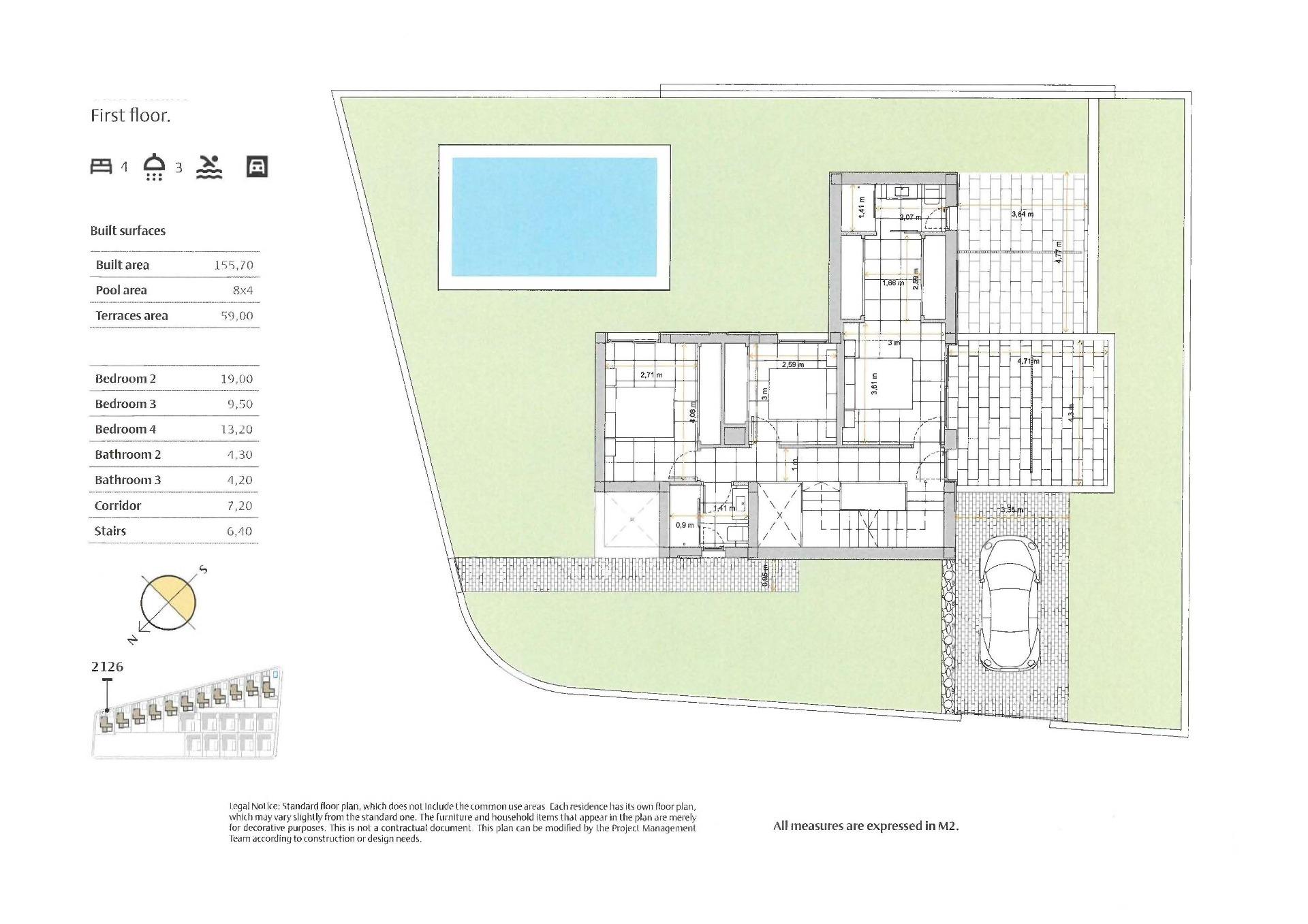 VILLA DE DISEñO MODERNO CON VISTAS AL GOLF, Villa de lujo en Algorfa, Costa Blanca Sur. 4 hab, 3 baños, vistas golf. Estilo mediterráneo moderno. ¡Oportunidad única en Alicante!