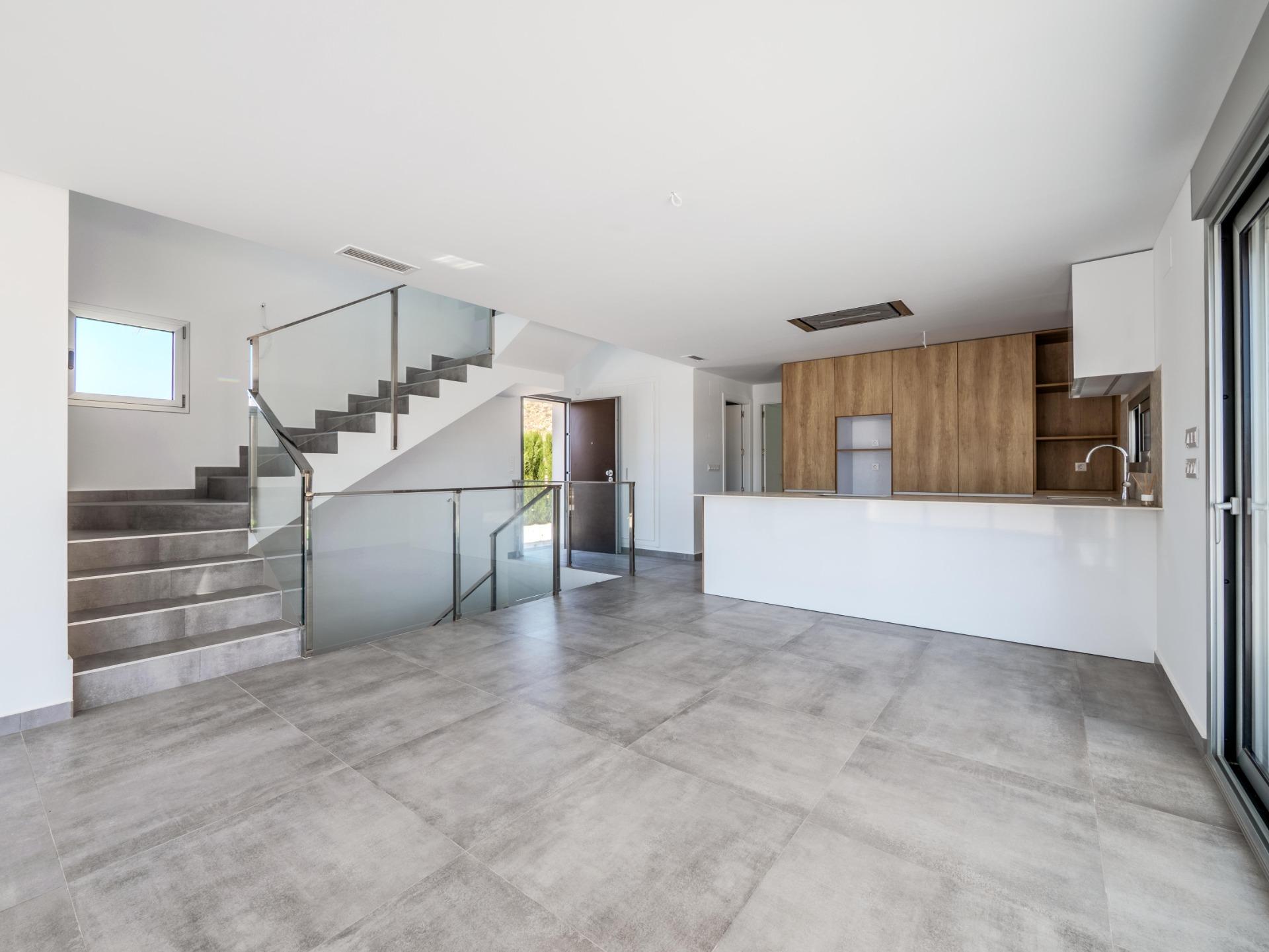 VILLA DE DISEñO MODERNO CON VISTAS AL GOLF, Villa de lujo en Algorfa, Costa Blanca Sur. 4 hab, 3 baños, vistas golf. Estilo mediterráneo moderno. ¡Oportunidad única en Alicante!