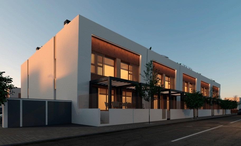 Adosados modernos en Dolores con piscina comunitaria, Exclusivos adosados modernos en Dolores, Alicante. Disfruta de vida mediterránea, solárium con vistas, piscina comunitaria y cercanía a playas. ¡Tu sueño en Cos