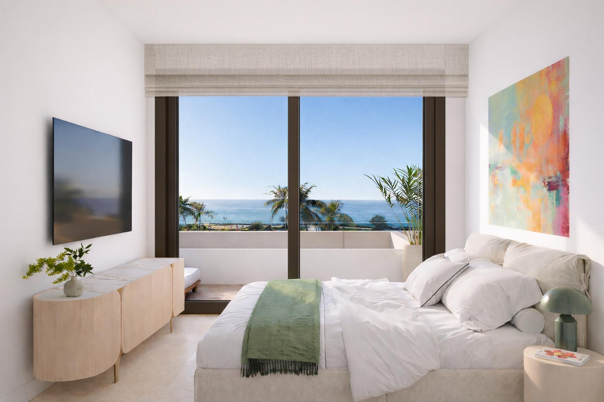 Exclusivas viviendas en primera línea de playa en El Campello, Costa Blanca, Descubre adosados de lujo en primera línea de Playa del Amerador, El Campello. 30 exclusivas viviendas con vistas al mar, solárium, jardín y acceso directo a la