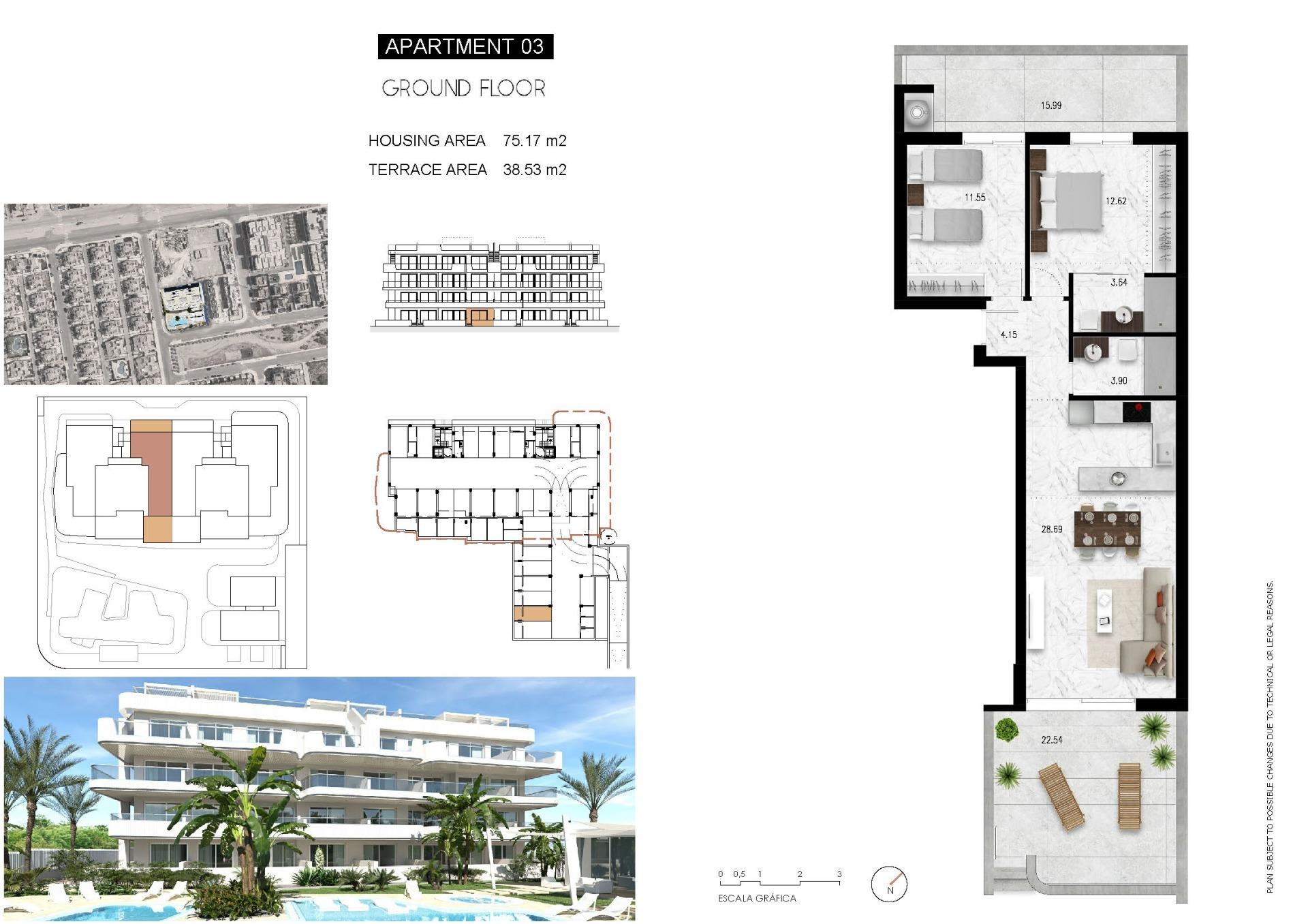 COMPLEJO RESIDENCIAL DE OBRA NUEVA EN LOMAS DE CABO ROIG