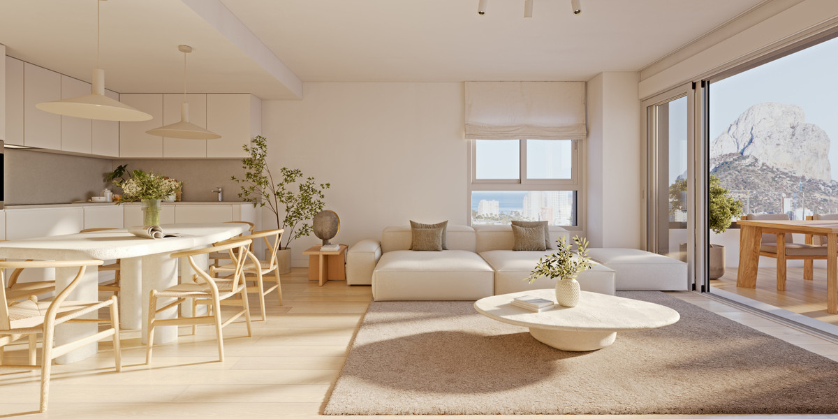 Calpe: Tu Paraíso Mediterráneo con Vistas Únicas, Descubre lujo y vistas espectaculares en Calpe, Costa Blanca. Apartamentos de 3 dormitorios en exclusiva promoción con piscinas, gimnasio y a 3 min de la playa.