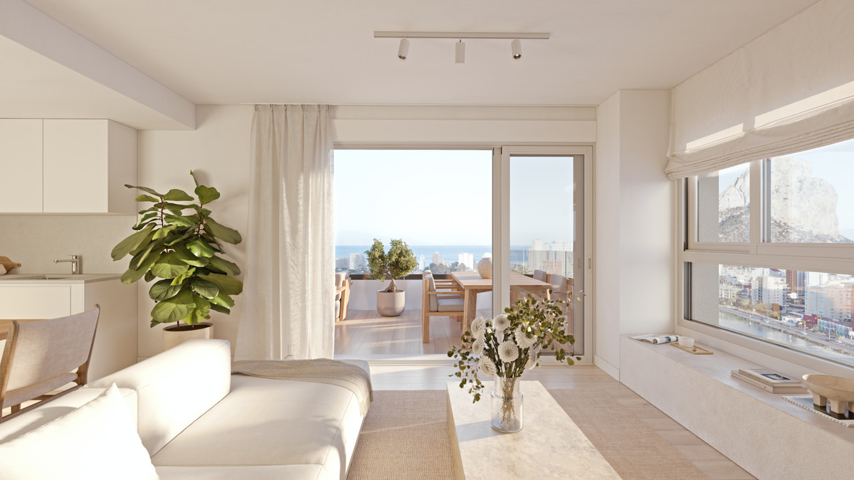 Calpe: Tu Paraíso Mediterráneo con Vistas Únicas, Descubre lujo y vistas espectaculares en Calpe, Costa Blanca. Apartamentos de 3 dormitorios en exclusiva promoción con piscinas, gimnasio y a 3 min de la playa.