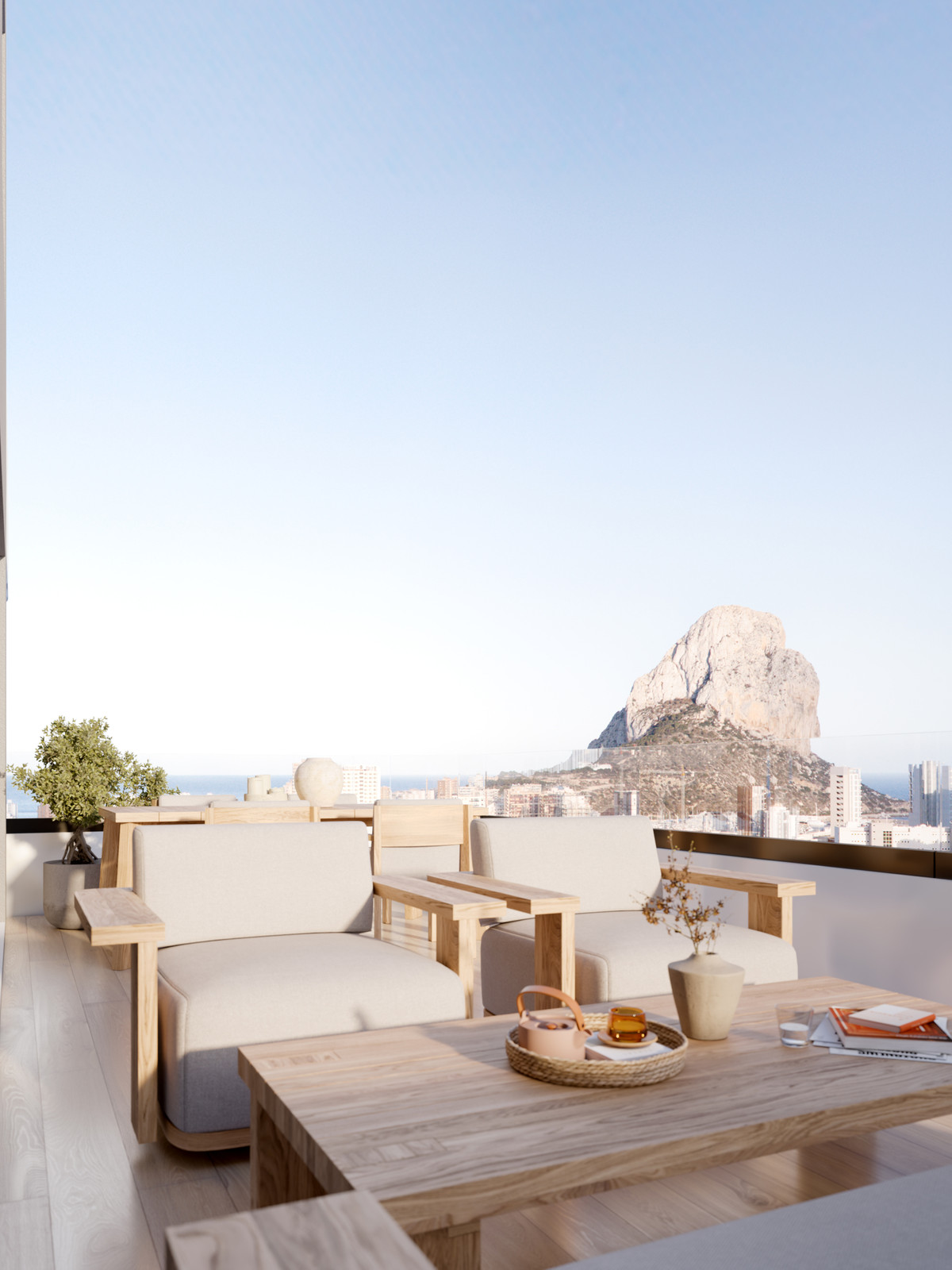 Calpe: Tu Paraíso Mediterráneo con Vistas Únicas, Descubre lujo y vistas espectaculares en Calpe, Costa Blanca. Apartamentos de 3 dormitorios en exclusiva promoción con piscinas, gimnasio y a 3 min de la playa.