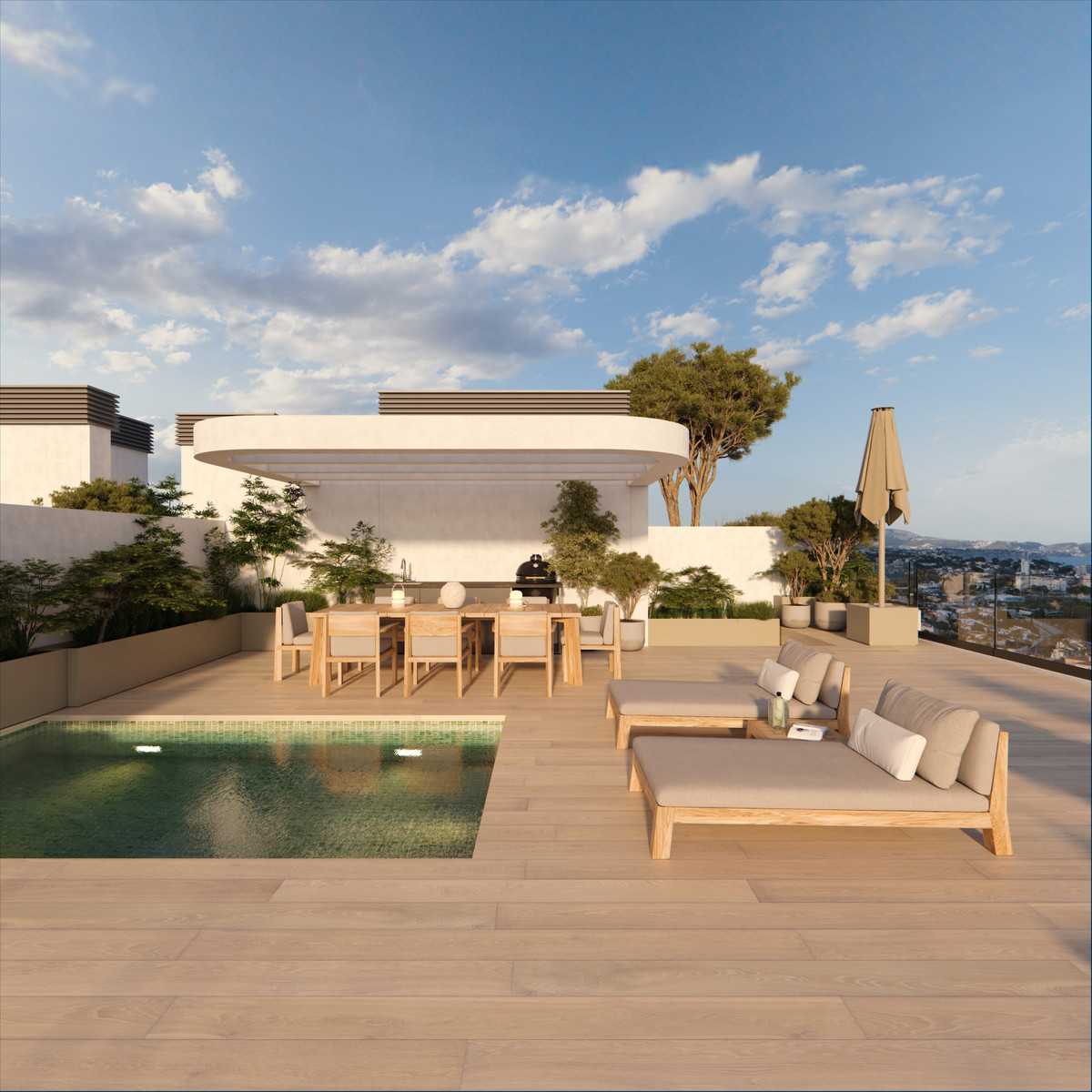 Calpe: Tu Paraíso Mediterráneo con Vistas Únicas, Descubre lujo y vistas espectaculares en Calpe, Costa Blanca. Apartamentos de 3 dormitorios en exclusiva promoción con piscinas, gimnasio y a 3 min de la playa.