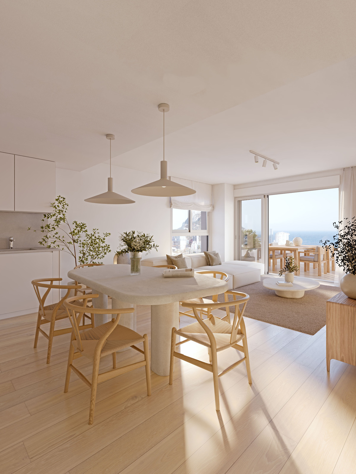 Calpe: Tu Paraíso Mediterráneo con Vistas Únicas, Descubre lujo y vistas espectaculares en Calpe, Costa Blanca. Apartamentos de 3 dormitorios en exclusiva promoción con piscinas, gimnasio y a 3 min de la playa.