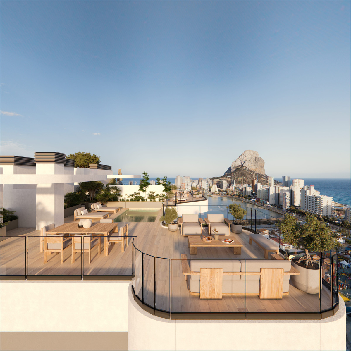 Calpe: Tu Paraíso Mediterráneo con Vistas Únicas, Descubre lujo y vistas espectaculares en Calpe, Costa Blanca. Apartamentos de 3 dormitorios en exclusiva promoción con piscinas, gimnasio y a 3 min de la playa.
