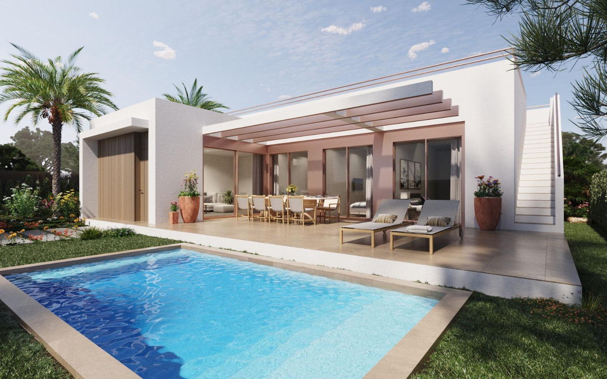 Orihuela: Villa de Ensueño con Piscina y Golf, Villas de lujo y diseño vanguardista en Orihuela, Alicante. Disfrute de piscina privada, golf y servicios cercanos en Costa Blanca. A 20 min de playas. Desde 49