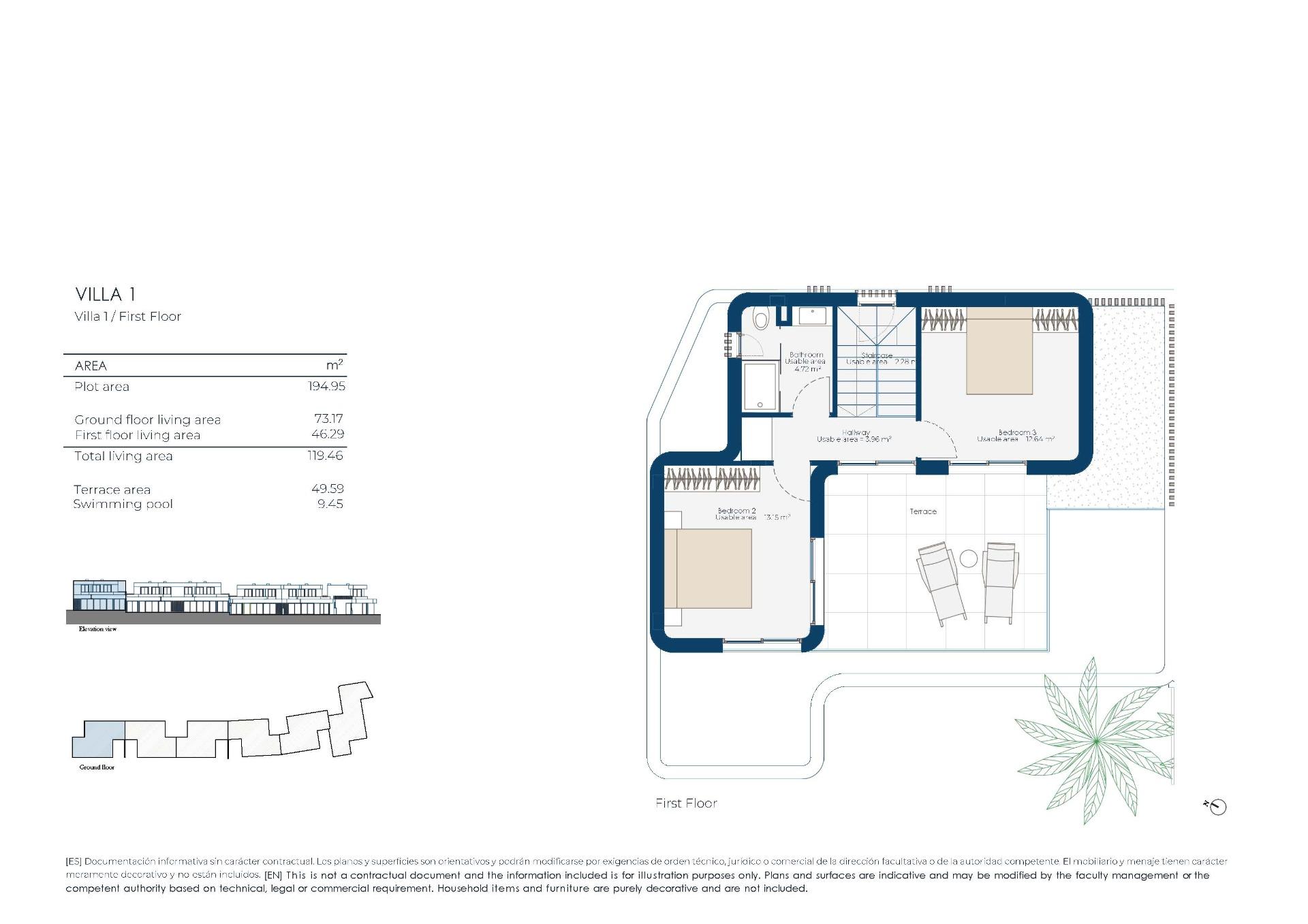 Exclusivas villas de nueva construcción en primera línea de golf en El Valle Golf Resort, Villas de lujo de nueva construcción en El Valle Golf Resort, Murcia. Primera línea de golf con piscina privada y vistas panorámicas. 3 dormitorios, diseño cont