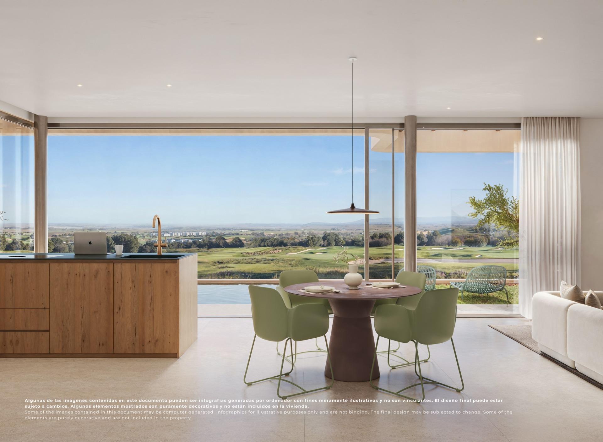 Exclusivas villas de nueva construcción en primera línea de golf en El Valle Golf Resort, Villas de lujo en El Valle Golf Resort, Murcia. Exclusivas adosadas de nueva construcción en primera línea de golf. Disfrute un estilo de vida mediterráneo, pis