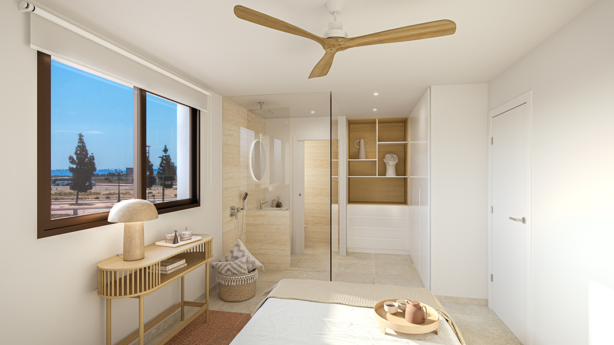 Exclusivo Apartamento con Vistas Golf y Mar Menor, Descubre este lujoso apartamento de 3 dorm. en nueva promoción en Los Alcázares, Murcia. Vistas al golf y Mar Menor. Cerca de playas y aeropuertos. ¡Tu sueño me