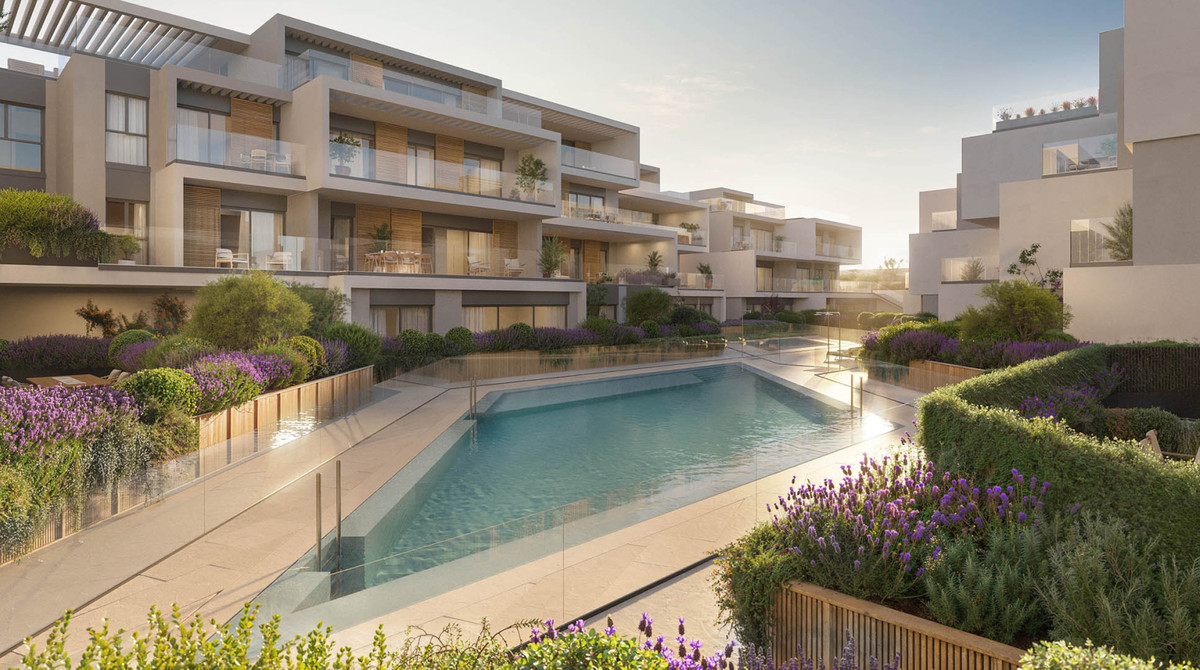 Vive el Lujo Mediterráneo en Nueva Andalucía, Marbella, Apartamento de lujo en Nueva Andalucía, Marbella. Diseño vanguardista, 1 dorm, 2 baños. Cerca de Puerto Banús, golf y servicios premium: piscina, spa, gimnasio.