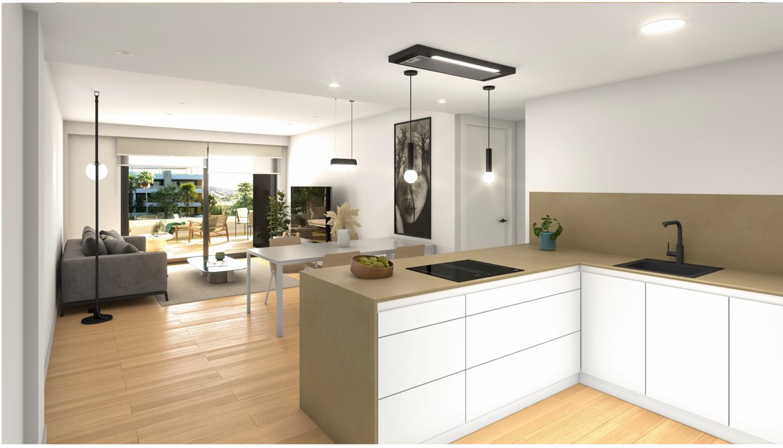 Monforte del Cid: Tu Oasis Moderno con Golf y Playa, Descubre apartamentos de nueva construcción en Monforte del Cid, Alicante. A 20 min del aeropuerto, cerca de playas y golf. Disfruta piscina, fitness y parking.