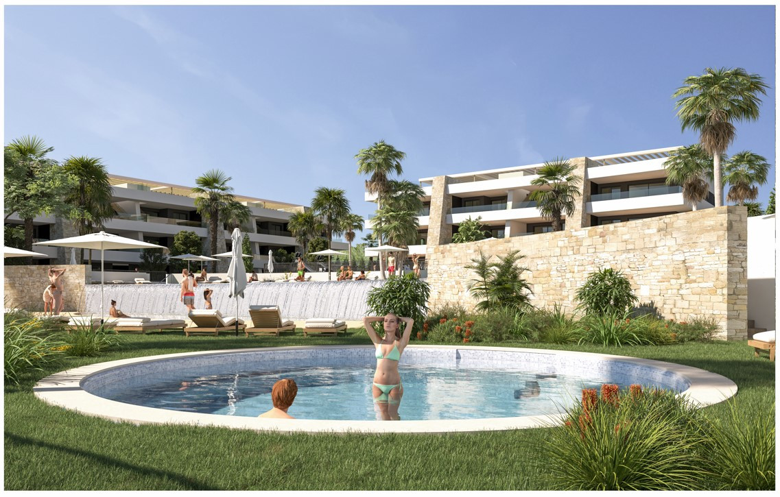 Monforte del Cid: Tu Oasis Moderno con Golf y Playa, Descubre apartamentos de nueva construcción en Monforte del Cid, Alicante. A 20 min del aeropuerto, cerca de playas y golf. Disfruta piscina, fitness y parking.