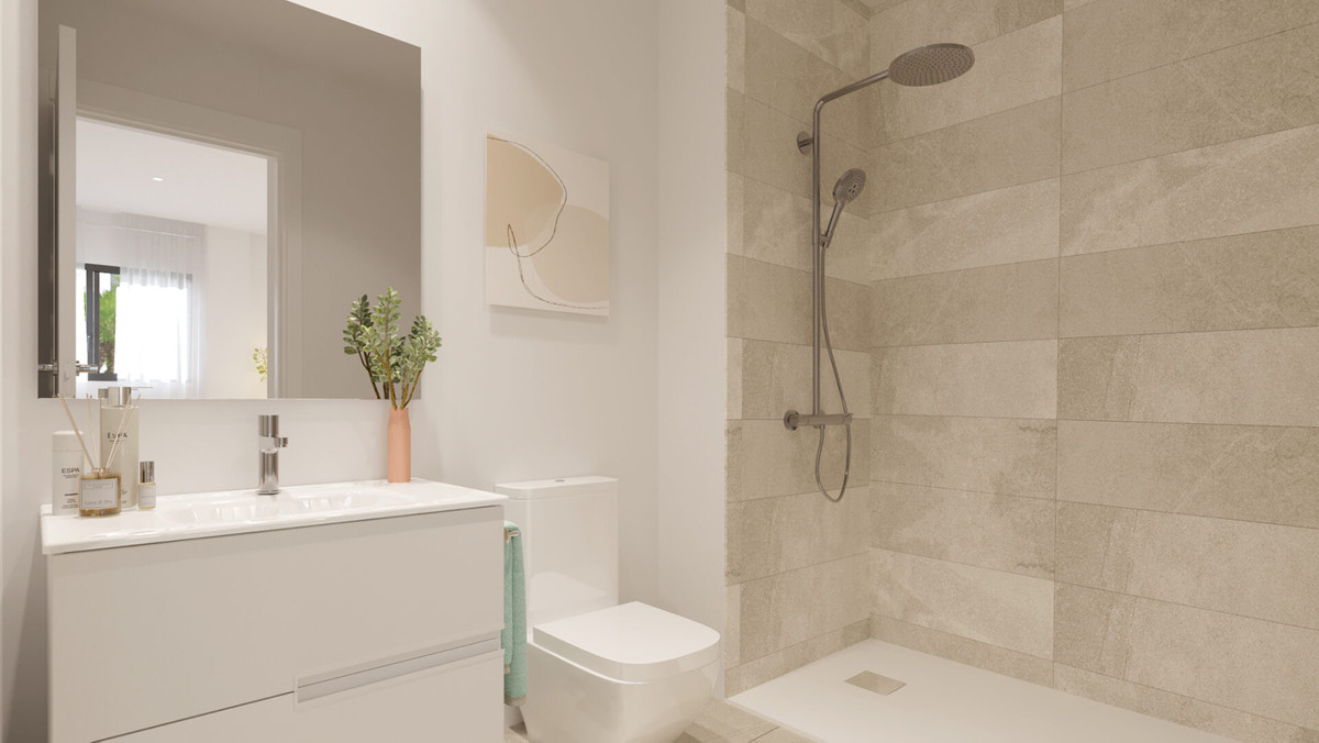 Vive Estepona: Apartamento Resort con Jardín, Descubre tu oasis en Estepona, Costa del Sol. Apartamento de lujo de 3 dorm. en nuevo complejo con zonas comunes resort: piscina, spa, co-working. Cerca de play