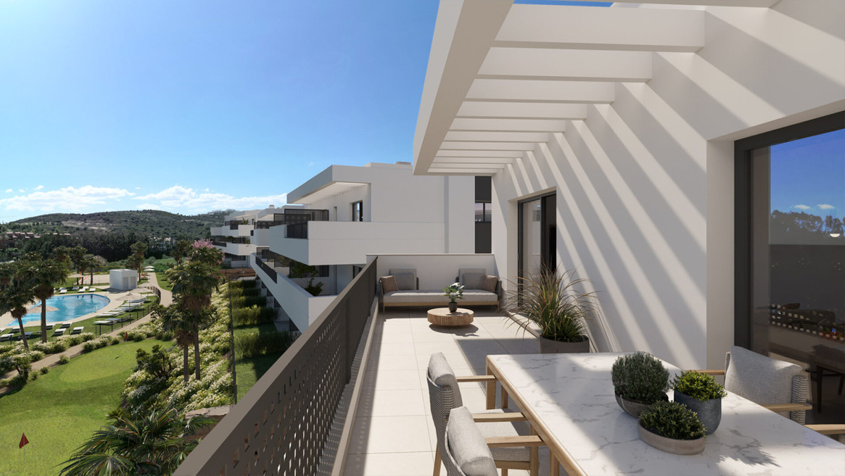 Vive Estepona: Apartamento Resort con Jardín, Descubre tu oasis en Estepona, Costa del Sol. Apartamento de lujo de 3 dorm. en nuevo complejo con zonas comunes resort: piscina, spa, co-working. Cerca de play