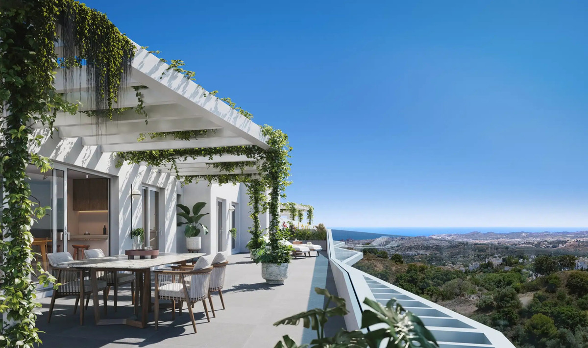 Mijas: Lujo y Naturaleza en la Costa del Sol, Apartamento de lujo en Mijas, Costa del Sol. 2 dorm, 2 baños. Vistas espectaculares, piscina infinity y personalización. Vive el lujo y la naturaleza a 10 min d