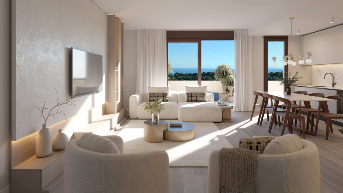 Mijas: Lujo y Bienestar en la Costa del Sol, Descubre tu apartamento de lujo en Mijas, Costa del Sol. Obra nueva con 2 dormitorios, terraza, garaje y espectaculares zonas comunes: piscinas, pádel, gimnasio