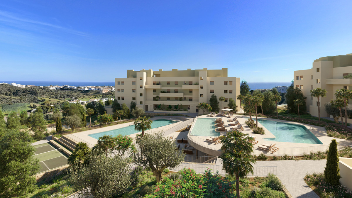 Mijas: Lujo y Bienestar en la Costa del Sol, Descubre tu apartamento de lujo en Mijas, Costa del Sol. Obra nueva con 2 dormitorios, terraza, garaje y espectaculares zonas comunes: piscinas, pádel, gimnasio