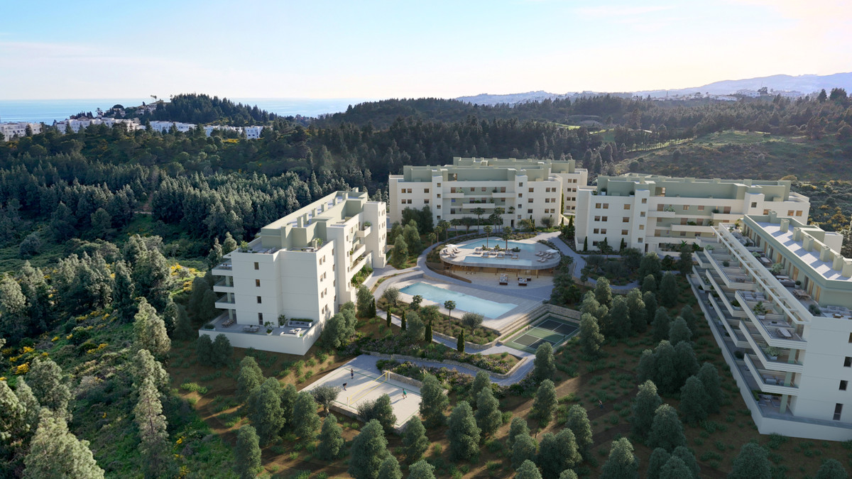 Mijas: Lujo y Bienestar en la Costa del Sol, Descubre tu apartamento de lujo en Mijas, Costa del Sol. Obra nueva con 2 dormitorios, terraza, garaje y espectaculares zonas comunes: piscinas, pádel, gimnasio