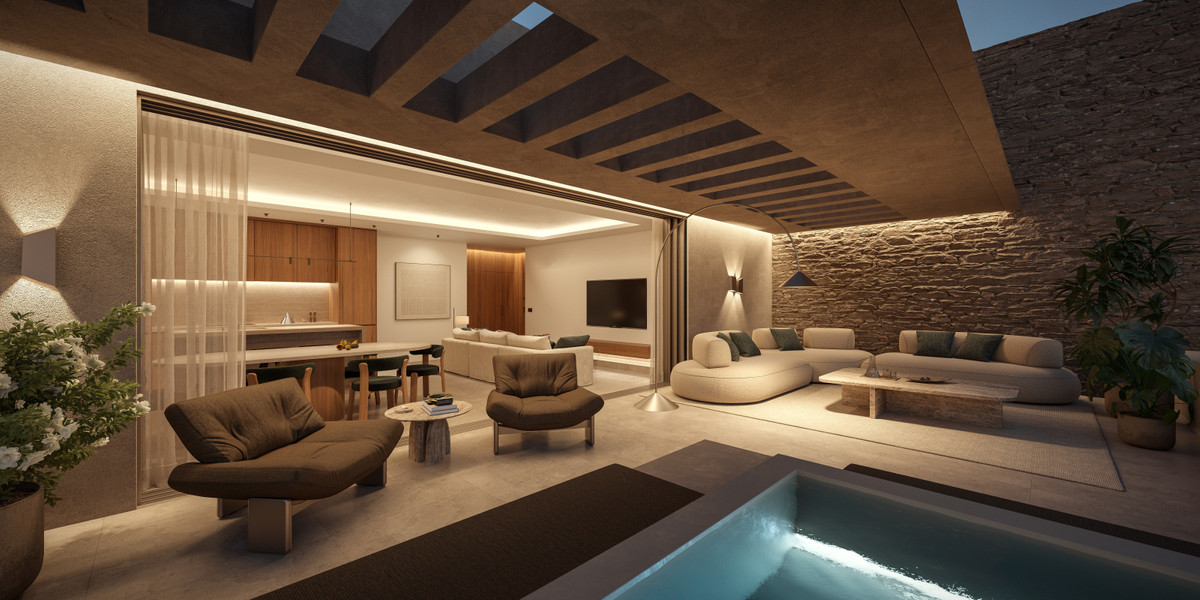 Rancho Domingo: Lujo Mediterráneo en Benalmádena, Descubre un apartamento de lujo 2 hab en Rancho Domingo, Benalmádena. Vistas al mar, diseño mediterráneo, privacidad. Cerca de playas, golf y Málaga.