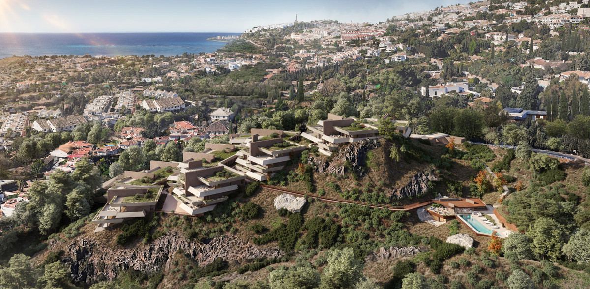 Rancho Domingo: Lujo Mediterráneo en Benalmádena, Descubre un apartamento de lujo 2 hab en Rancho Domingo, Benalmádena. Vistas al mar, diseño mediterráneo, privacidad. Cerca de playas, golf y Málaga.
