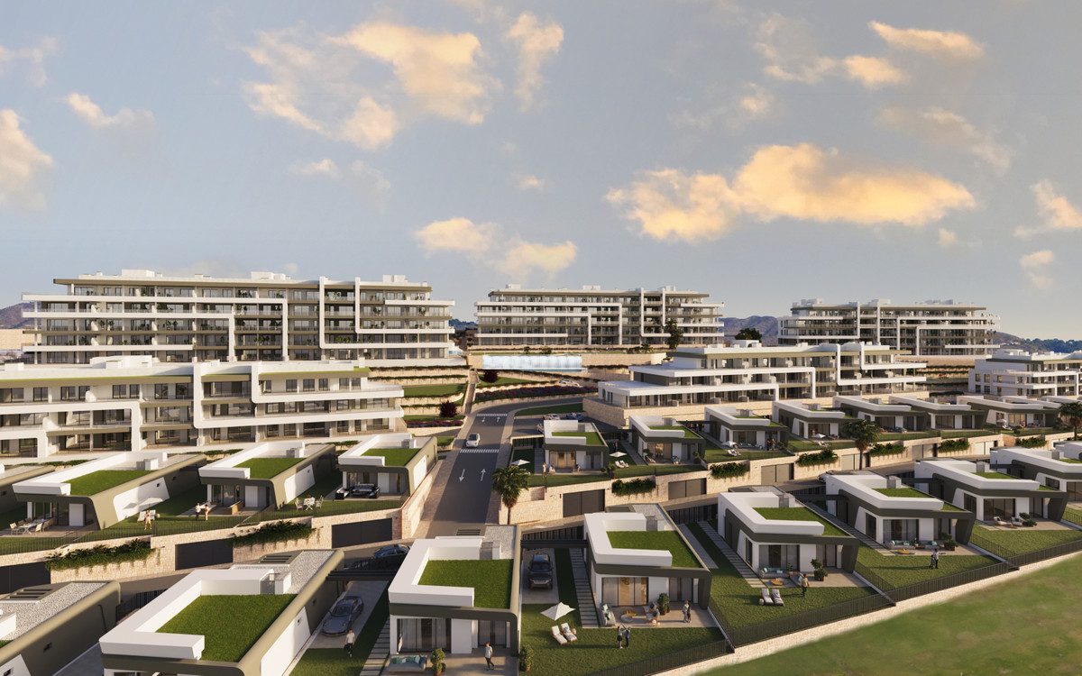 Lujo y Vistas al Mar en Muchamiel: Tu Hogar Soñado, Apartamento de lujo en Muchamiel, Alicante. 3 hab, 2 baños. Vistas mar/golf. Residencial con piscina, seguridad y parking. Cerca playas Costa Blanca. ¡Tu hogar