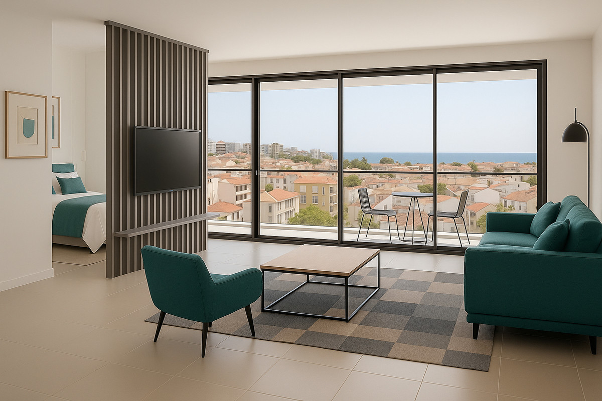 Apartamentos en San Pedro: Playa, Piscina y Estilo, Invierte en San Pedro del Pinatar, Murcia. Modernos apartamentos y estudios a 700m de la playa. Amueblados, piscina en azotea y vistas. ¡Desde 127.900€!