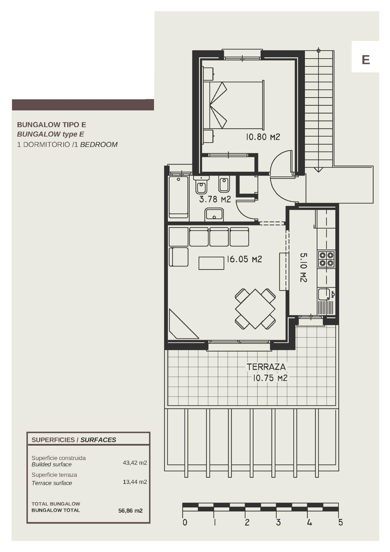 APARTAMENTOS BUNGALOW PLANTA ALTA EN CALPE