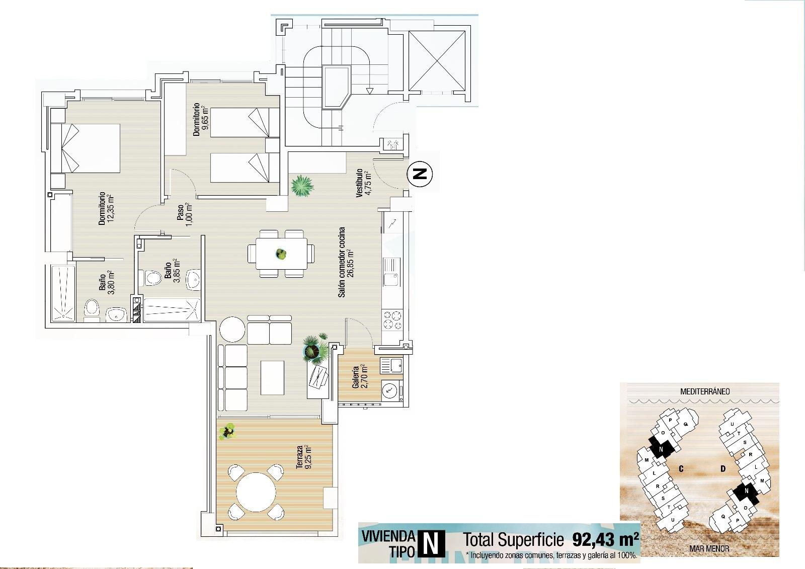 RESIDENCIAL DE OBRA NUEVA EN LA MANGA