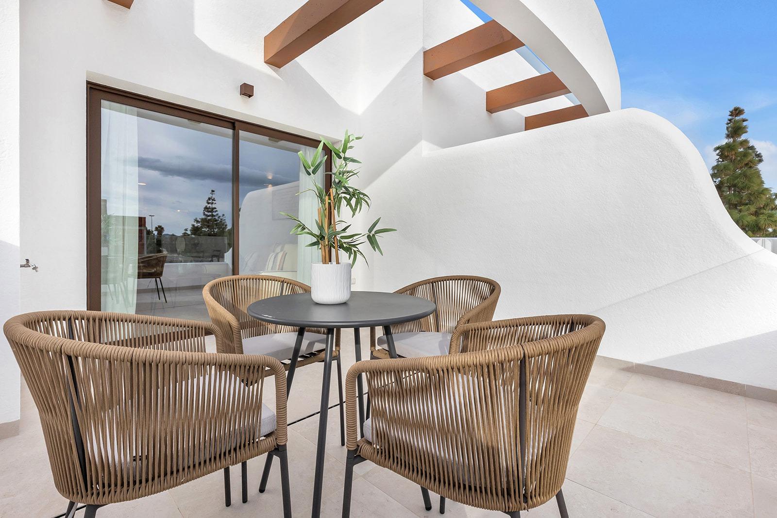 Complejo residencial de nueva construcción cerca de Serena Golf y el Mar Menor en Los Alcázares